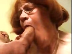 Fat granny loves the cock